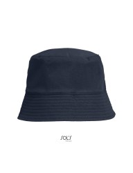 Καπέλο τύπου ψαρέματος (Bucket nylon 03999) μπλέ σκούρο ( απο την άλλη πλευρά είναι κόκκινο)